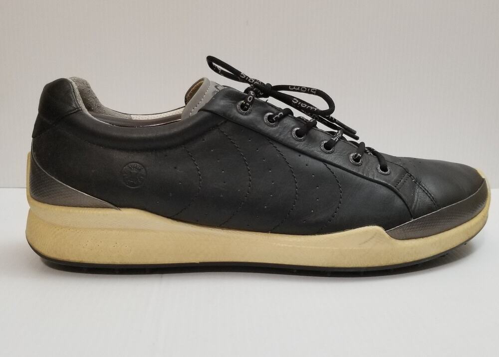ECCO Golf Shoes Mens EU 46/US 12 Biom Hybrid Hydromax Black Yak Leather Athletic